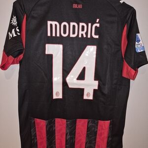 Puma Black and Red Milan Jersey